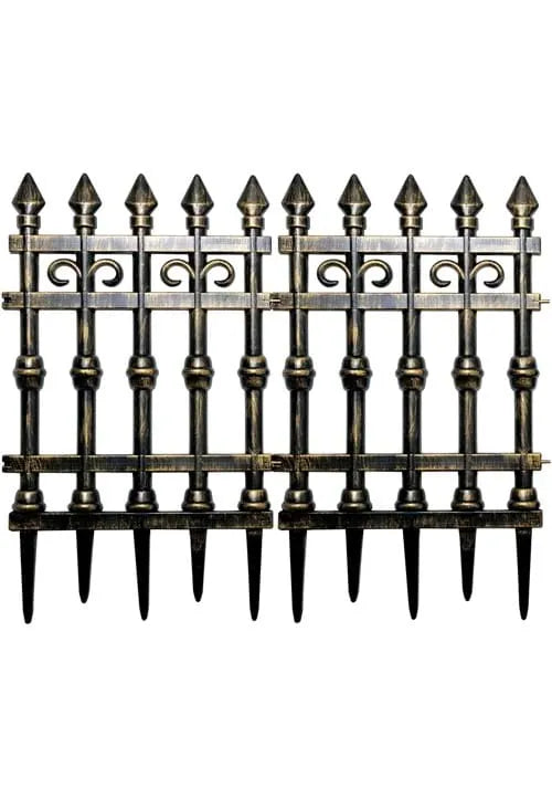 35 X 29 Brass Graveyard Gates Decoration Main image