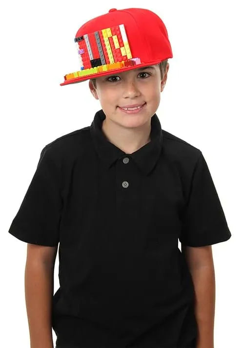 Bricky Blocks Red Snapback Hat Main image