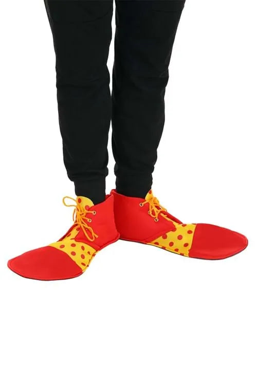 Adult Bright Clown Costume Shoes Main image