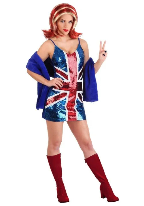 British Girl Power Popstar Women's Costume Main image