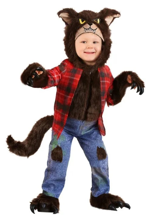Brown Werewolf Toddler Costume Main image