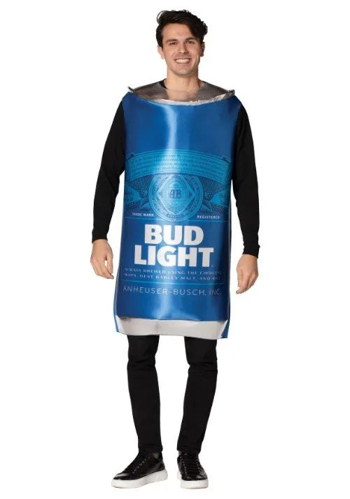 Adult Bud Light Can Costume Main image