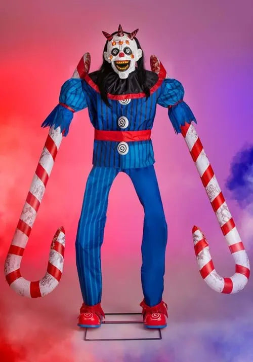 6.5FT Brick Thunder Candy Cain Horror Animatronic Decoration Main image