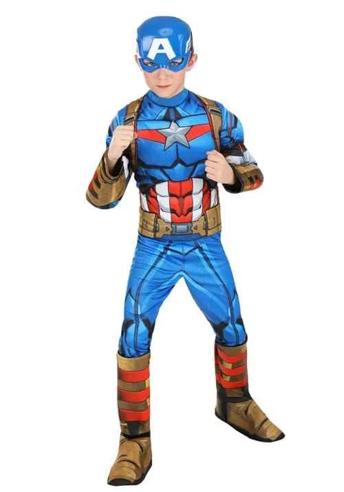 Boy's Captain America (Steve Rogers) Costume Main image