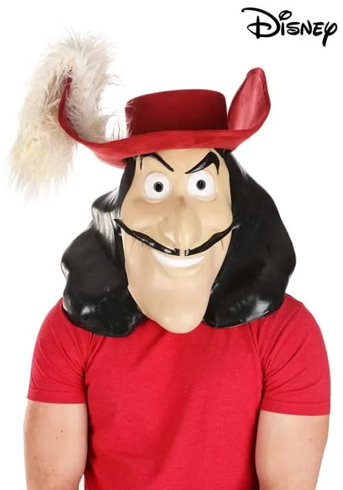 Adult Captain Hook Latex Mask