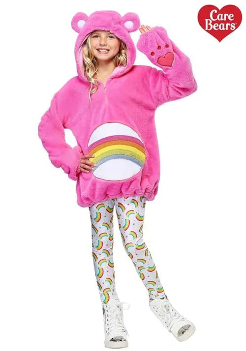 Care Bears Deluxe Cheer Bear Tween Hoodie Costume