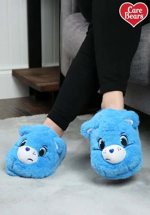 Adult Care Bears Grumpy Bear Slippers
