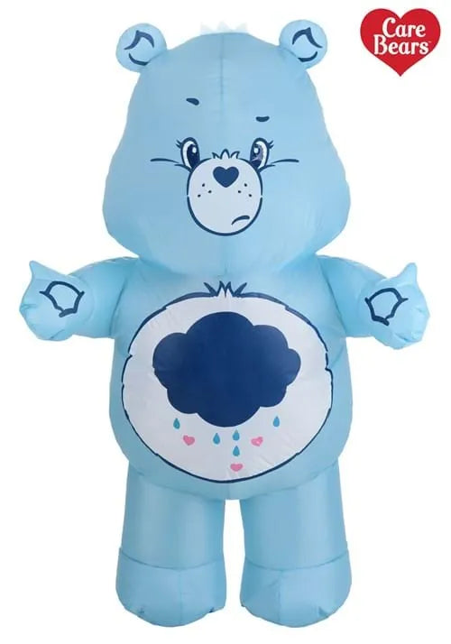 Adult Care Bears Inflatable Grumpy Bear Costume Main image
