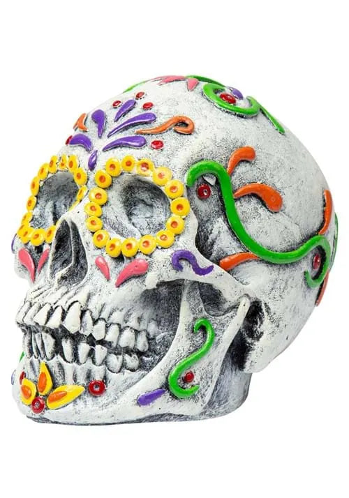 8-Inch Latex Catrina Skull Prop