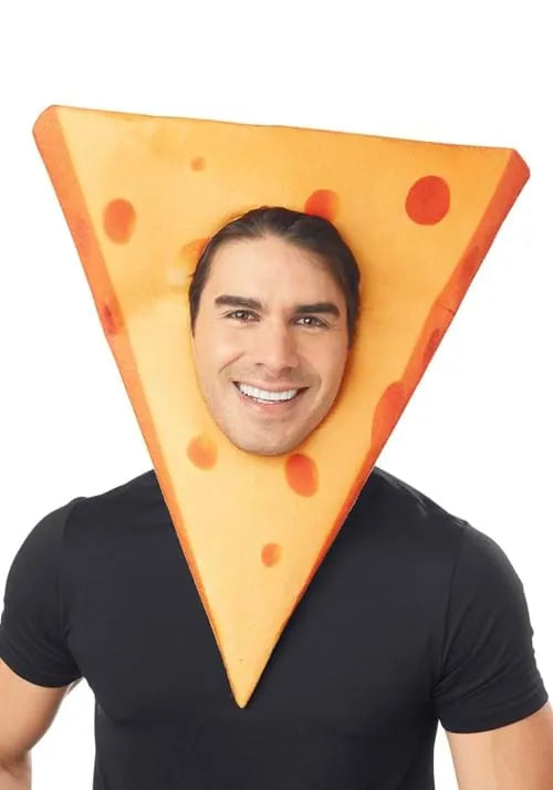 Adult Cheese Head Costume Mask