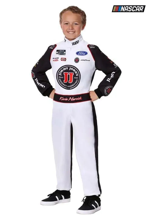 Boys #4 Kevin Harvick(R) Jimmy John's Nascar Uniform Costume