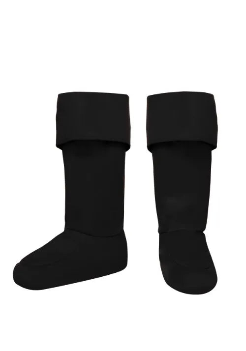 Black Superhero Boot Covers