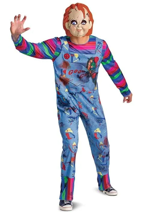 Adult Child's Play Chucky Deluxe Costume Main image