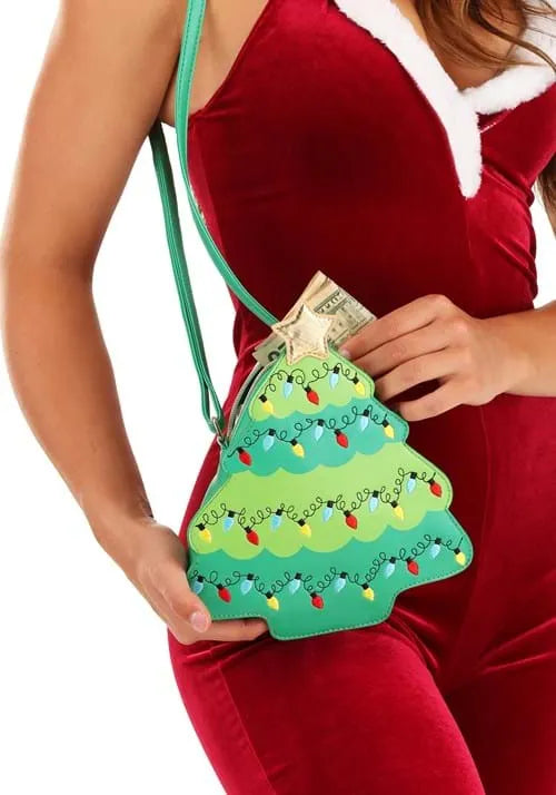 Christmas Tree Holiday Crossbody Bag