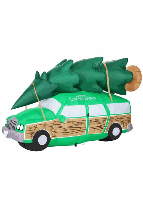 8FT Christmas Vacation Station Wagon Christmas Airblown Decoration