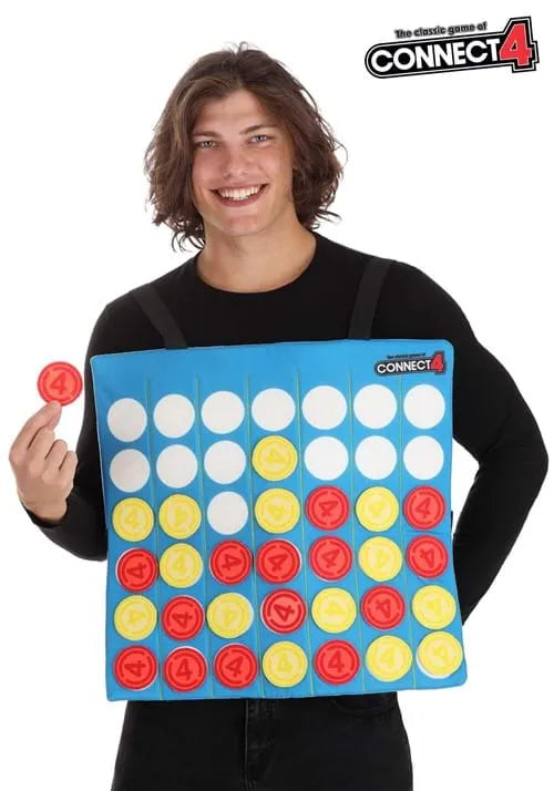 Adult Connect Four Sandwich Board Costume Main image