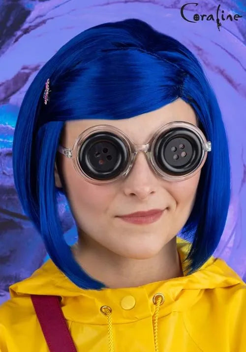Coraline Button Eye Costume Glasses