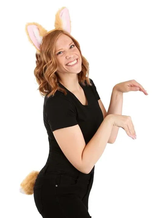 Corgi Ears Headband and Tail Costume Accessory Kit