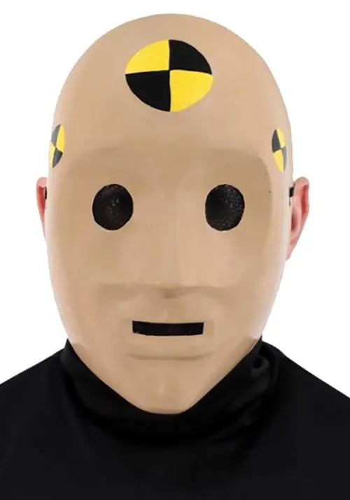 Adult Crash Test Dummy Mask Main image