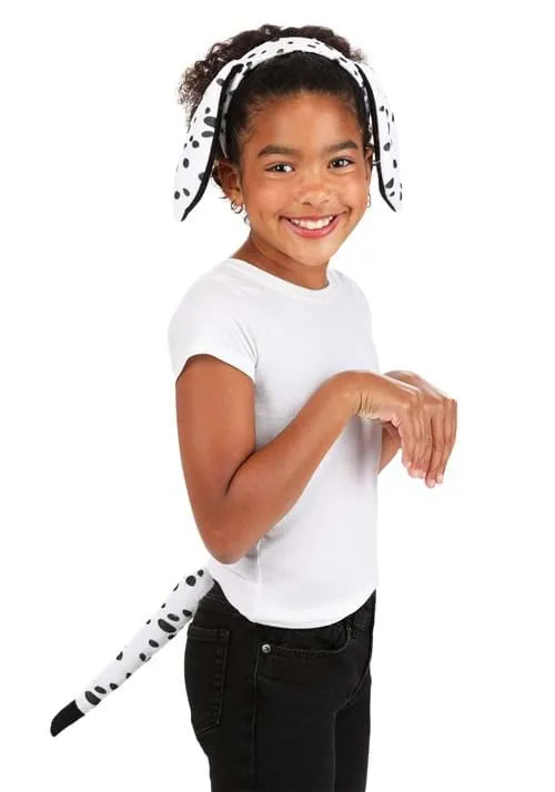 Dalmatian Costume Ears & Tail Set