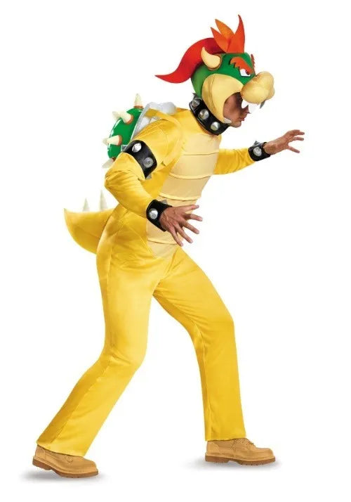 Adult Deluxe Bowser Costume Main image