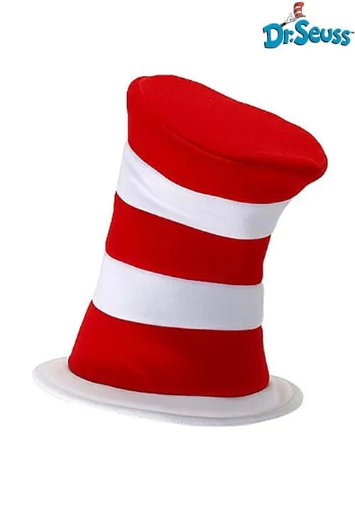 Dr. Seuss Deluxe Cat in the Hat Plush Velboa Costume Hat