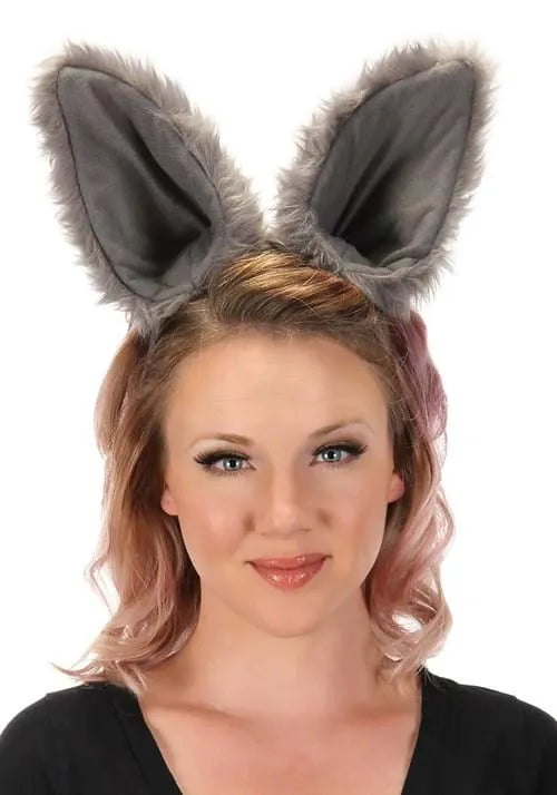 Deluxe Gray Wolf Ears Costume Headband