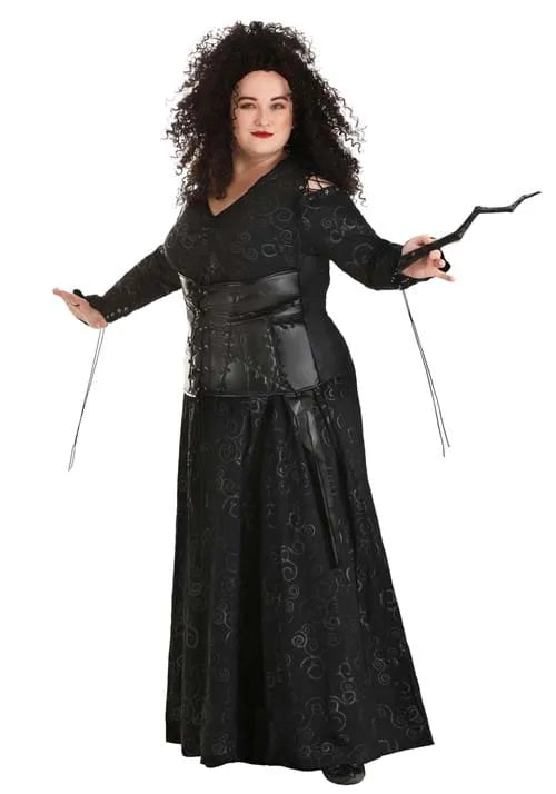 Deluxe Plus Size Harry Potter Bellatrix Costume for Women