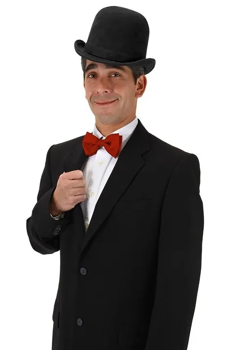 Black Derby Adult Costume Hat Main image