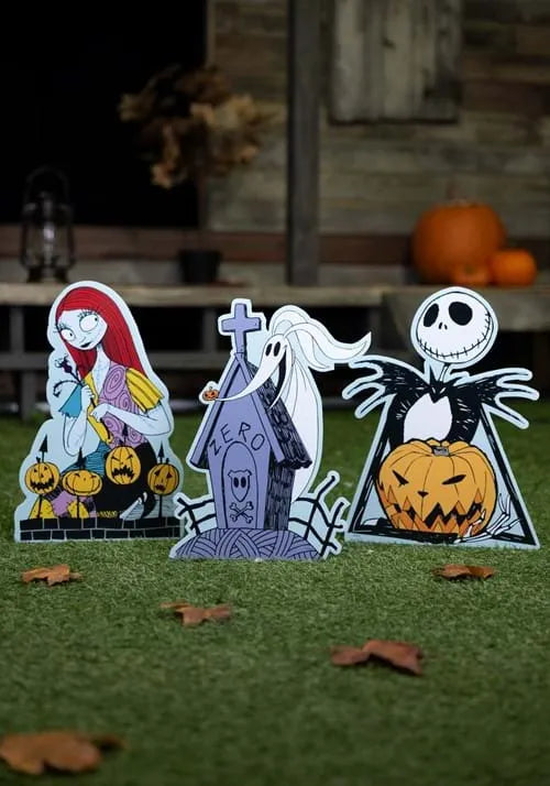 15-Inch Disney Jack, Sally and Zero Yard Decoration Kit Main image