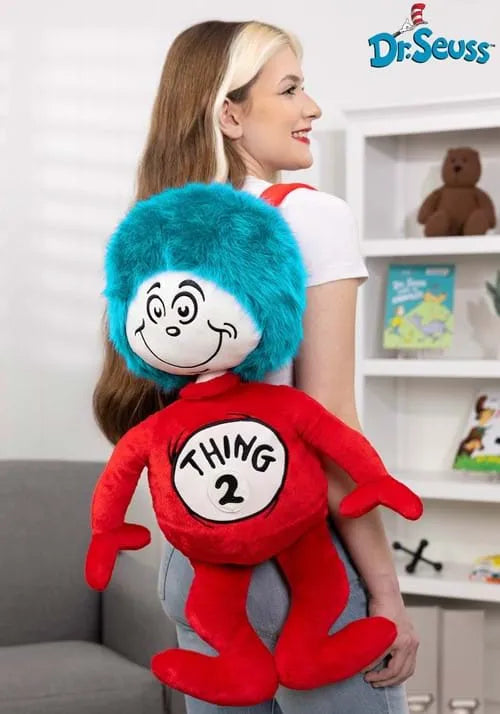Dr. Seuss Thing 1 & 2 Plush Backpack