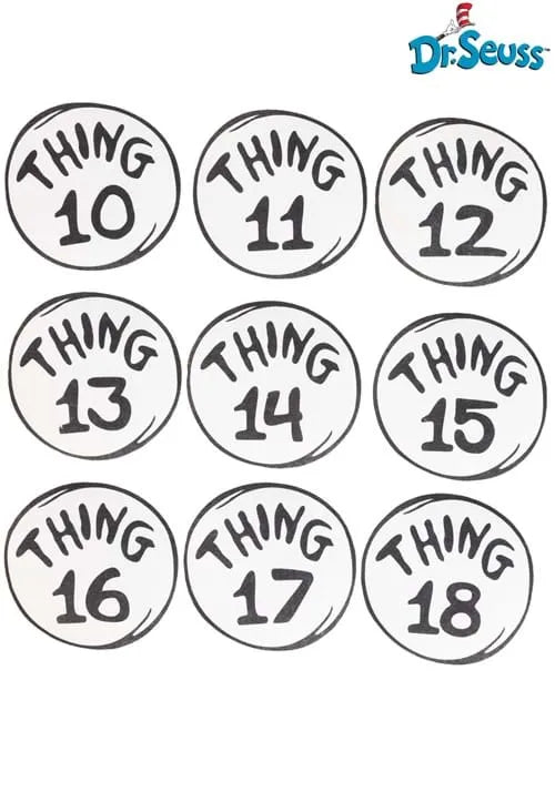 Dr. Seuss Costume Thing 10-18 Patch Set