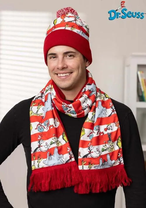 Dr. Seuss Winter Hat and Scarf Kit