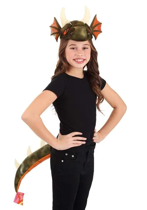 Dragon Soft Headband & Tail Accessory Costume Kit