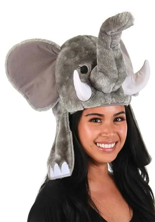 Elephant Sprazy Toy Plush Costume Hat