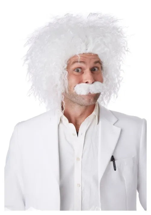 E=MC2 Wig & Mustache Set
