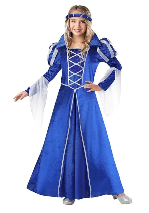 Girl's Royal Blue Princess Costume
