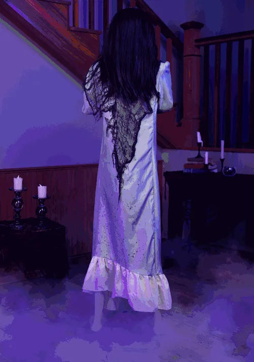 5.5FT Exorcism Emily Broken Girl Animatronic Decoration - Tekky Main image