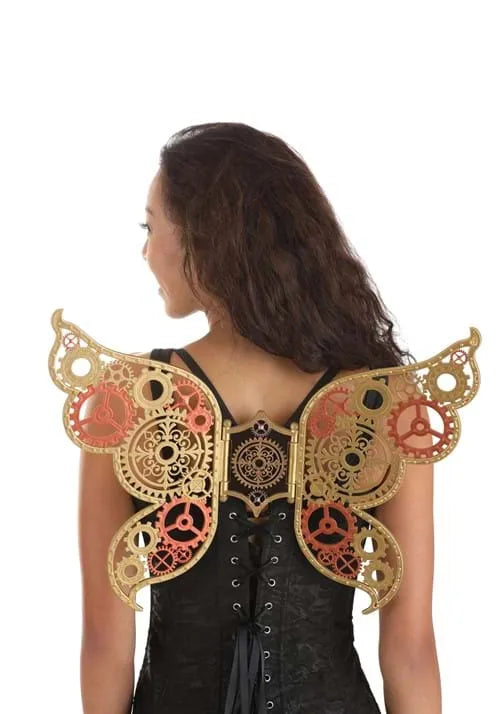 Adult Filigree Steampunk Costume Wings