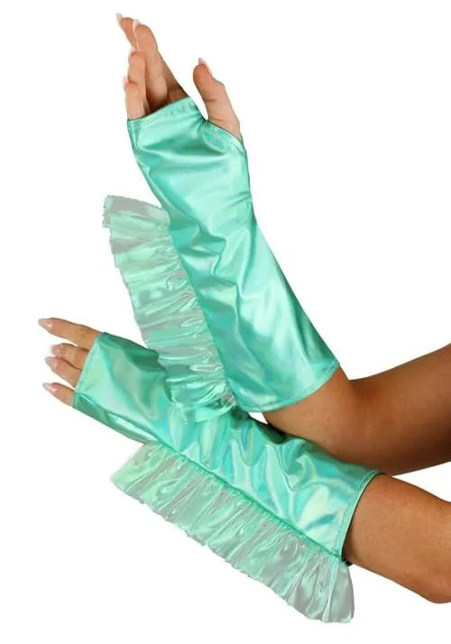 Fingerless Mermaid Costume Gloves
