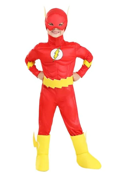 Boy's Toddler Deluxe Flash DC Costume Main image