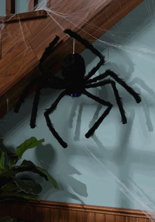 Floating Dropping Black Spider Decoration