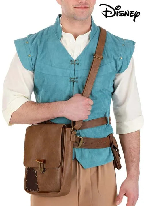 Disney Tangled Flynn Rider Brown Satchel