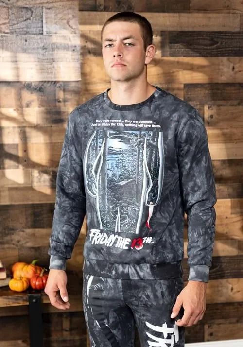 Adult Cakeworthy Friday the 13th Tie Dye Crewneck Main image