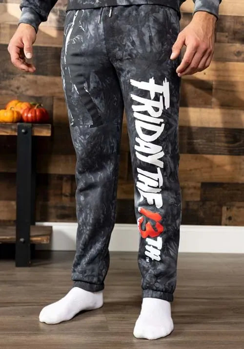 Cakeworthy Friday the 13th Adult Tie Dye Joggers Main image