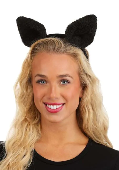 Fuzzy Bat Ear Costume Headband