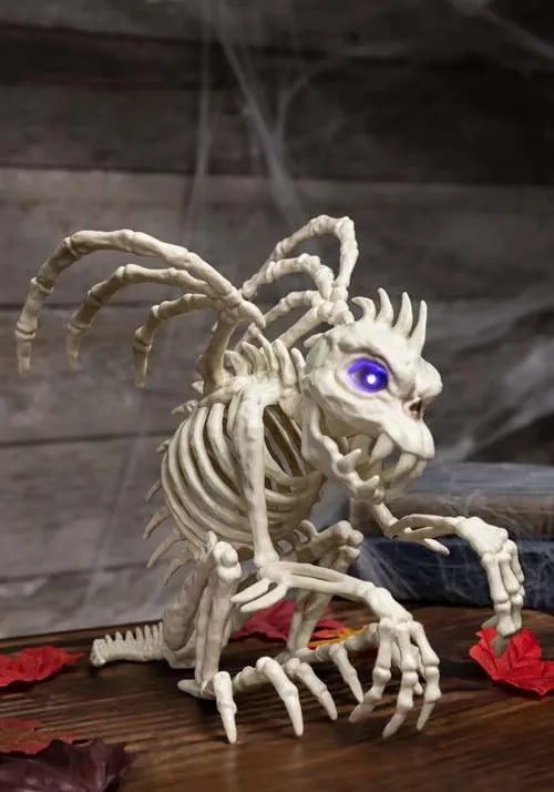 9.5-Inch Light Up Gargoyle Skeleton Decoration Main image