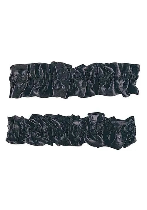 Black Garter Costume Armbands Main image
