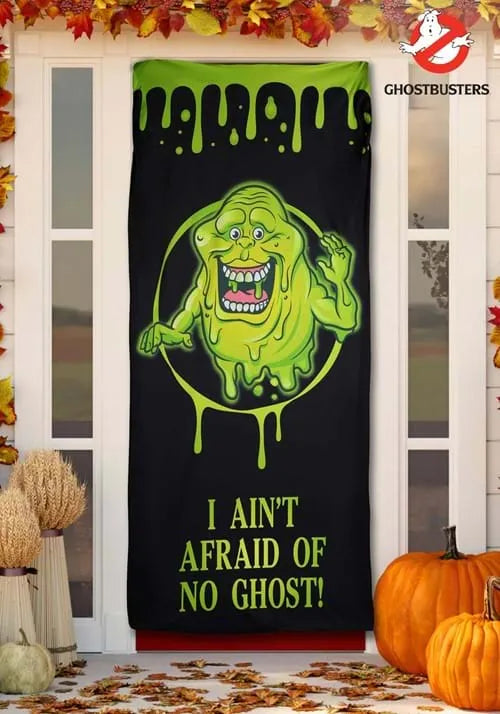 6.4FT Ghostbusters I Ain't Afraid of No Ghosts Door Curtain Decoration Main image