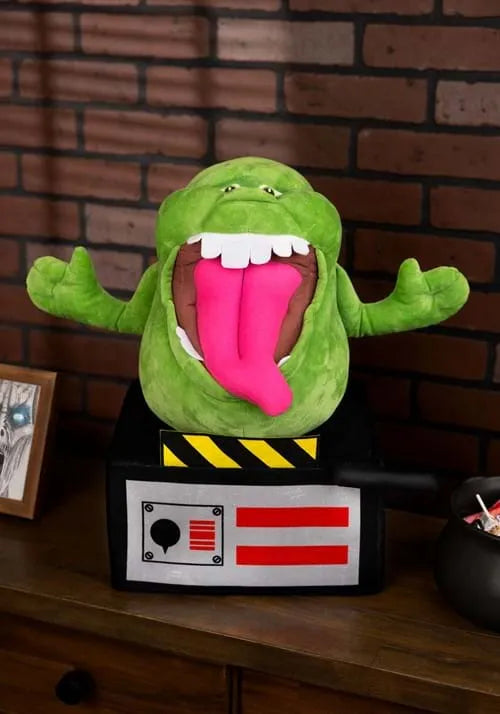 17-Inch Ghostbusters Slimer on Ghost Trap Toy Plush